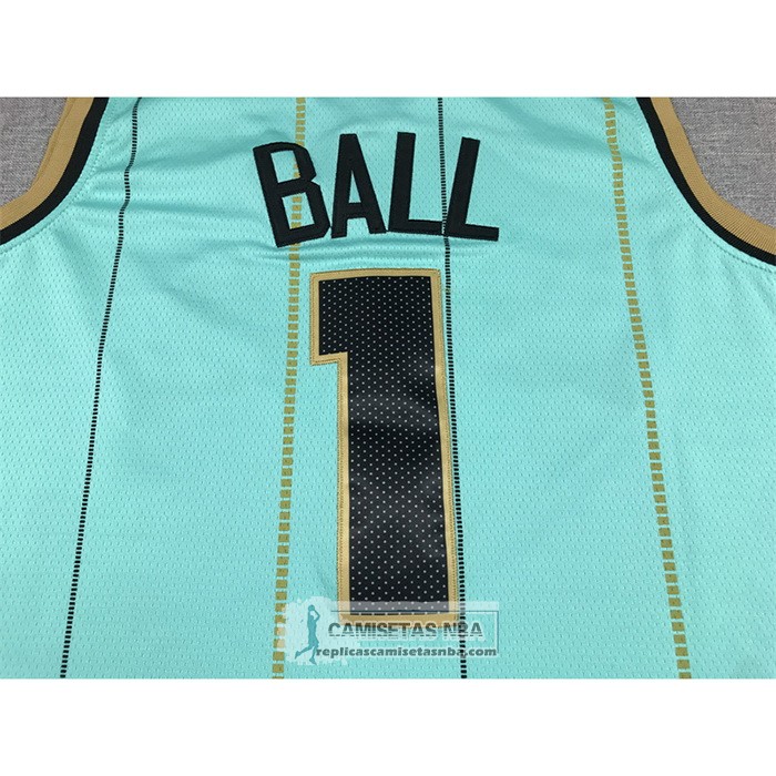 Camiseta Charlotte Hornets LaMelo Ball NO 1 Ciudad Verde